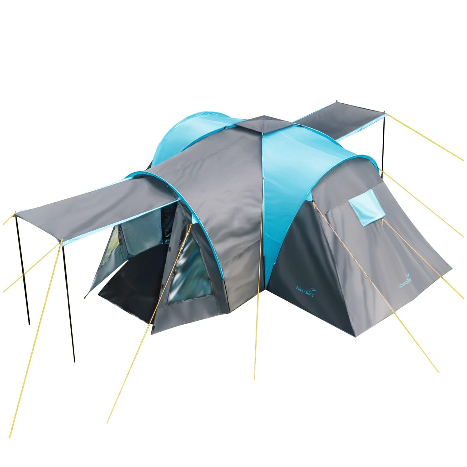 Skandika Hammerfest 6 Plus Kuppelzelt – 6 Personen, 2 Schlafkabinen, 2 Eingänge