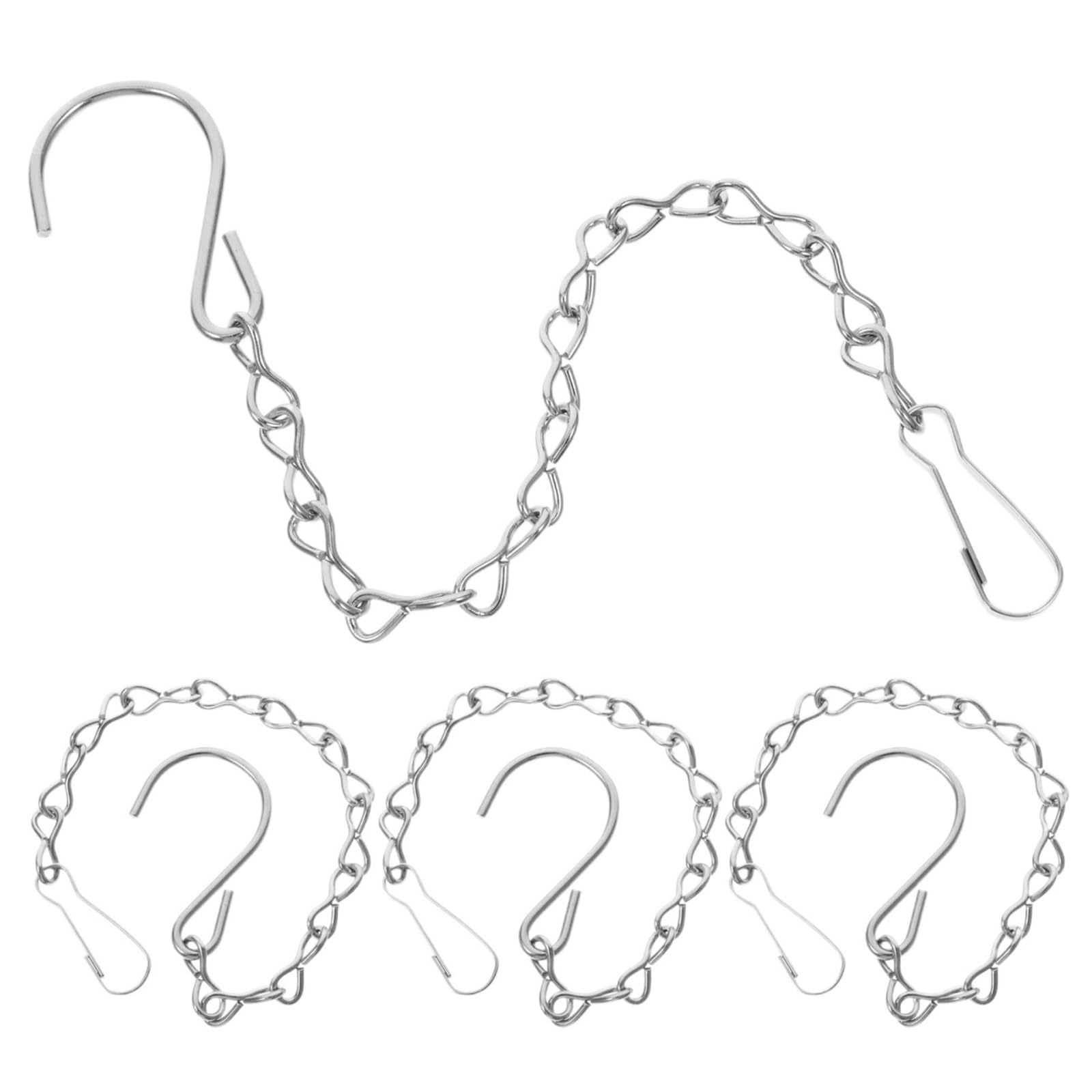 WUYXTO 4Pcs Hanging Pot Chain Decorative Plants Flowerpot Sling Chains For Baskets Strong Load For plant