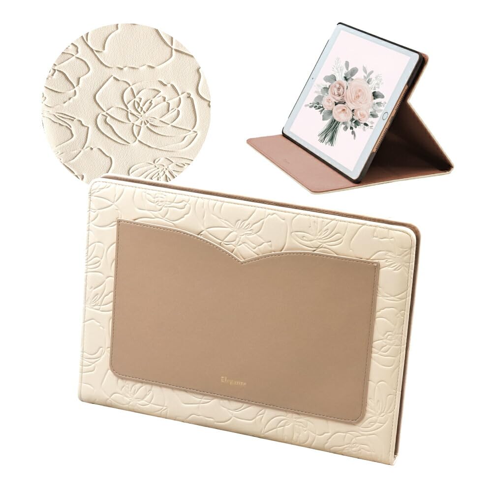Amazon.co.jp: Elegante公式 Flower iPad A16 ケース 第11世代 11