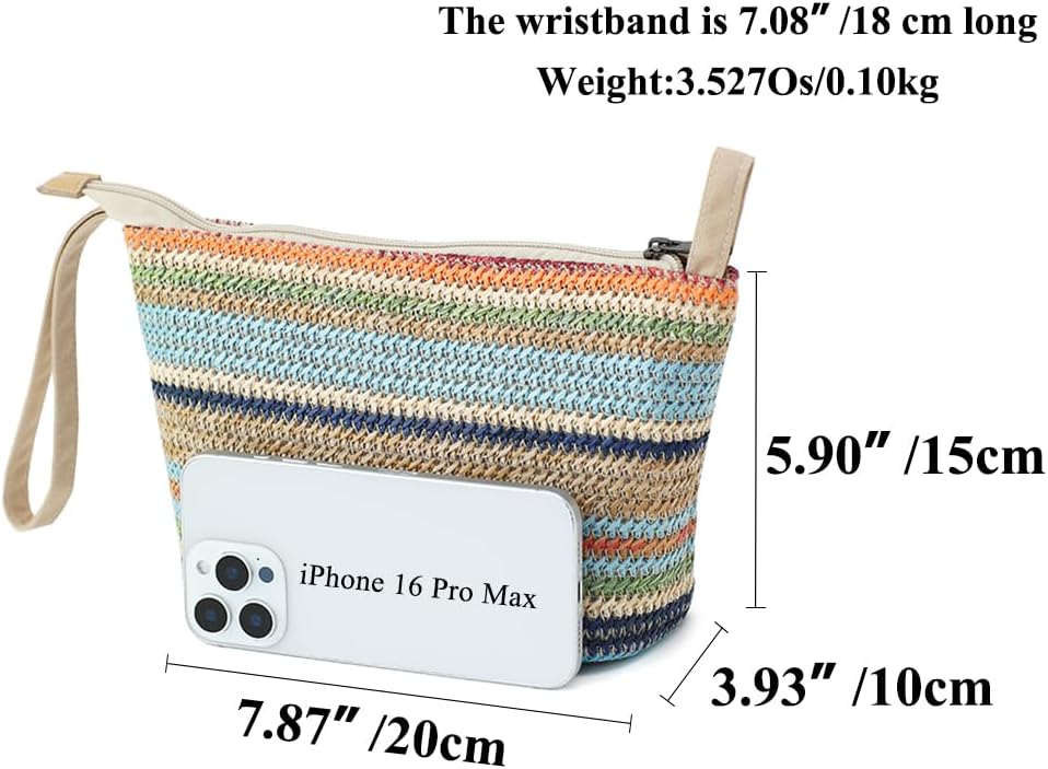 Original Design Wristlet Wallet - Large Capacity Clutch Bag with Wrist Strap - Image 3