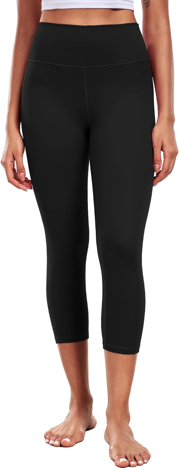 CADMUS Women's Capri Leggings with Pockets High Waisted Stretch Yoga Pants Workout Exercise - Image 5