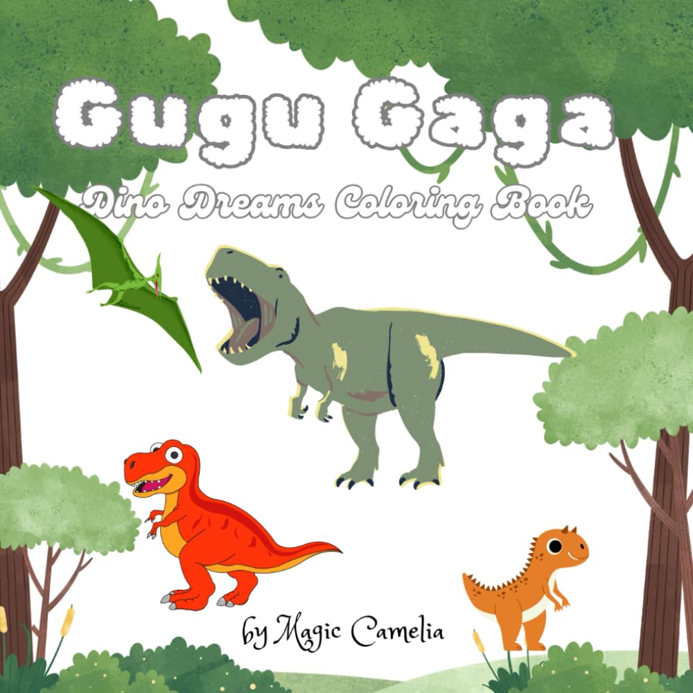 Gugu Gaga: Dino Dreams Coloring Book