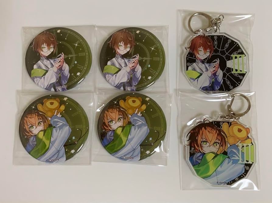 クロケスタ 小豆沢三斗 缶バッジ