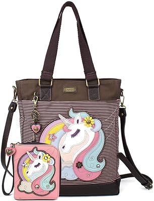 CHALA Work Tote with Zip Around Wallet (Unicorn)
