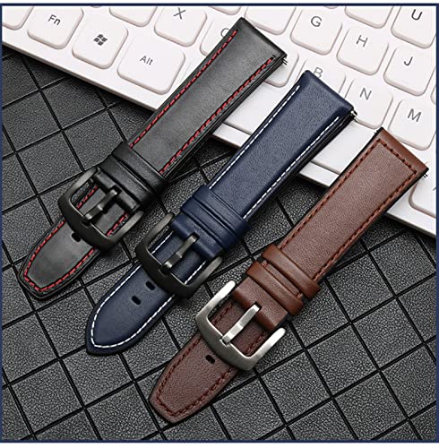 Bracelet 22mm cuir et silicone pour Magic Classic, du bureau au sport