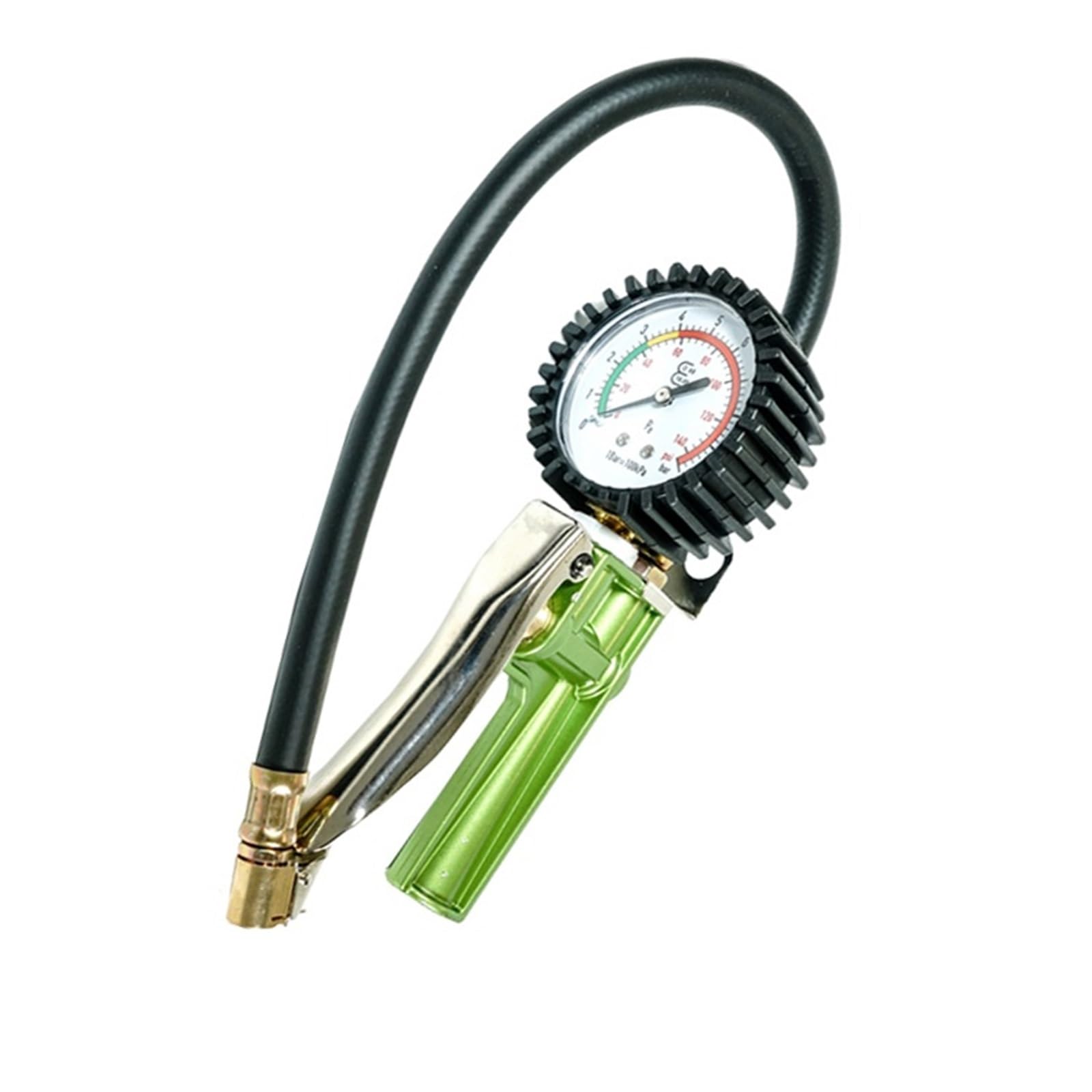 sensore Pressione Pneumatici Misuratore di Pressione dei Pneumatici con indicatore Meccanico, gonfiatore per Pneumatici con manometro per Moto, Auto, Camion e SUV | C