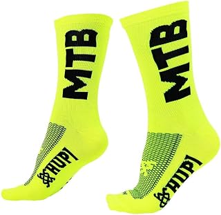 Meia Hupi Mtb 2 Amarelo Neon