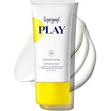 Supergoop! PLAY Everyday Lotion SPF 50 - Broad Spectrum Body &amp; Face Sunscreen for Sensitive Skin - Great for Active Days - Fast Absorbing, Water &amp; Sweat Resistant - 5.5 fl oz
