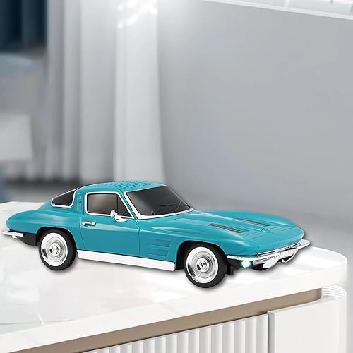 Miniatura 7 de WS-1969 Retro Sports Car Bluetooth Replica Altavoz - Modelo inalámbrico portátil con sonido HD, emparejamiento estéreo TWS, radio FM, reproducción
