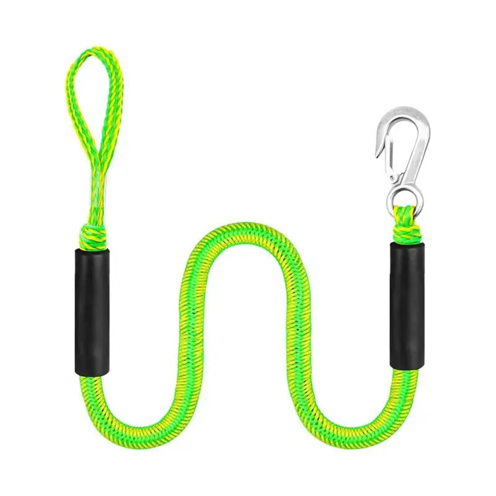 Soywim One Color Mooring Rope, Dock Lines With Stainless Steel Clip For Docking Mooring Rope For Boats Jet Ski Pontoon Accessories