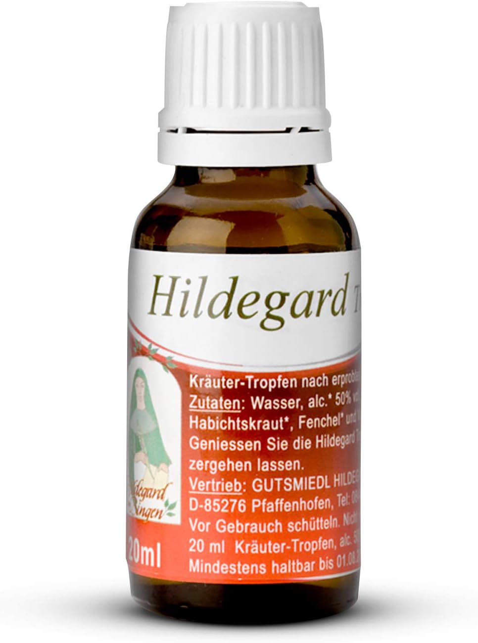 Hildegard Drops 20 ml with Herbs Hildegard of Bingen