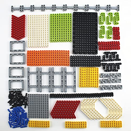 Image of MOC Parts Beams Pins Panel Connectors Bricks Sets Frame Liftarms for Technical Car DIY STEM Building Block Toys Replacement Parts (479 pcs)