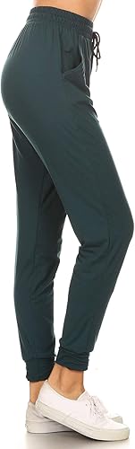 Leggings Depot - Pantalones deportivos de calce relajado para mujer, con bolsillos y puños, ideales para yoga y entrenamiento