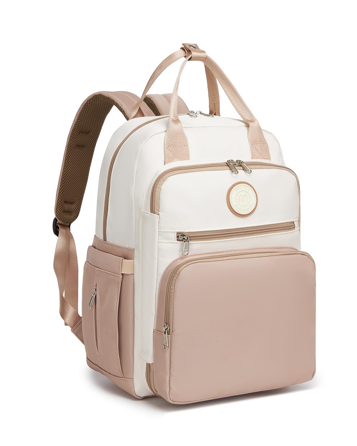 Miss Lulu Mochila Pañalera Bebé Impermeable Gran Capacidad, Mochila Maternidad Multifuncional con Correas para Cochecito, Bolsa Isotérmica para Biberones Ideal para Mamá y Papá en Viaje - 2