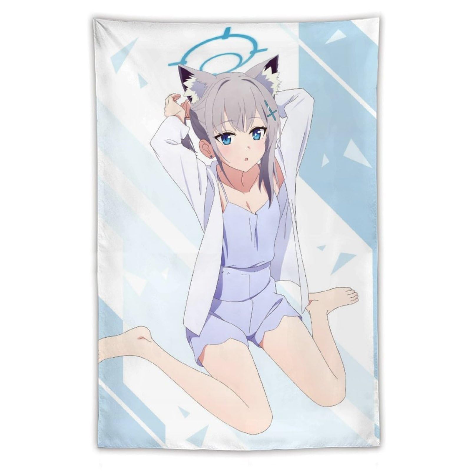 Amazon.co.jp: タペストリー オシャレ 可愛い キャラクター柄 ブルー