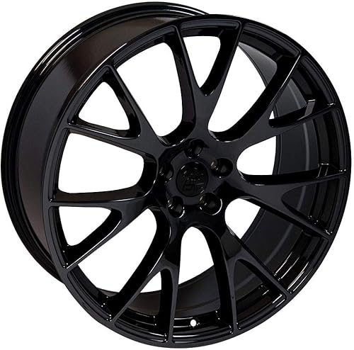 Miniatura 4 de OE Wheels DG15 Llanta de 20 pulgadas para Hellcat Style 5x115 20x10 Negro Brillante - Hollander 2528 (1)
