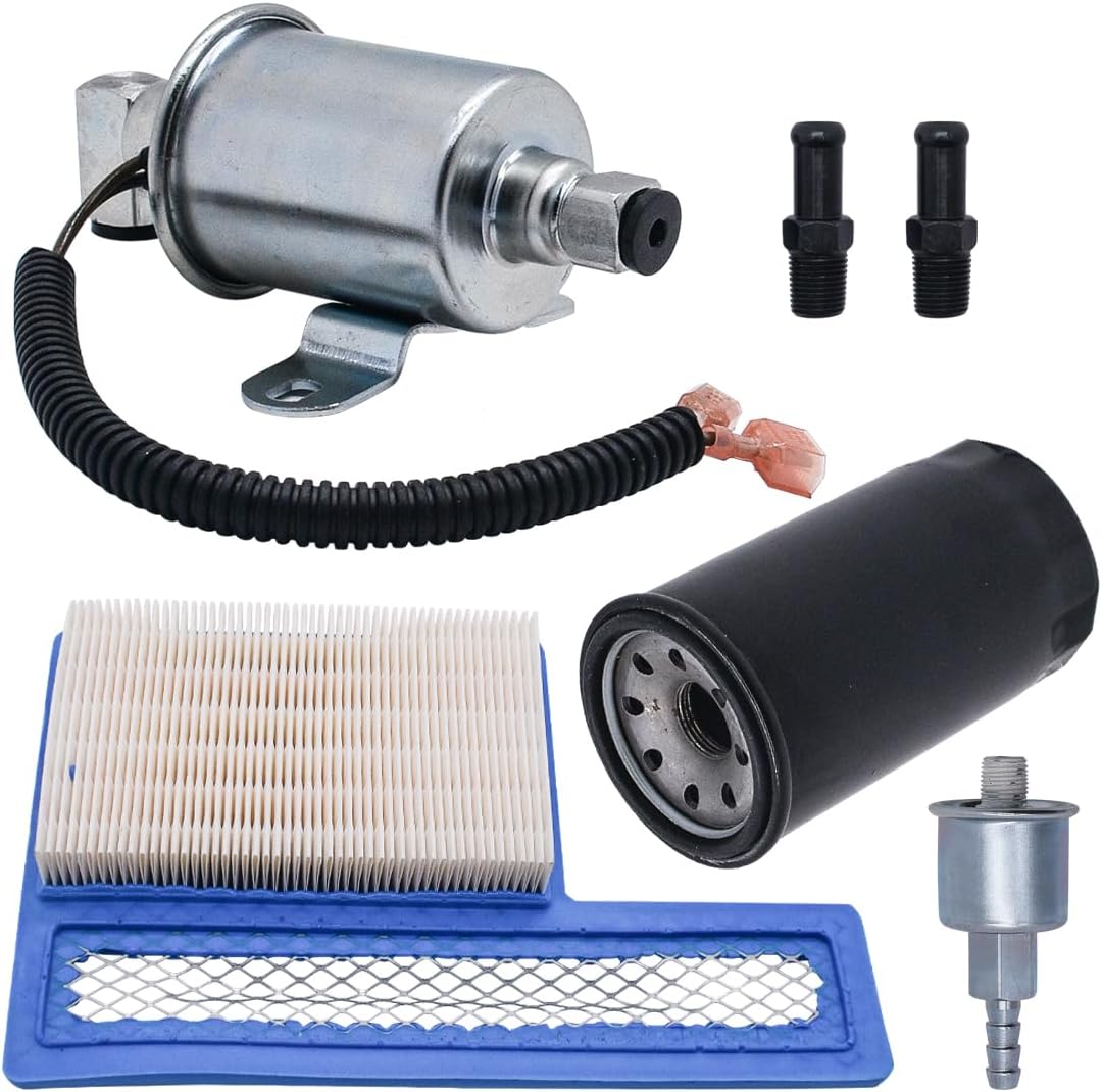 E11015 149-2620 Electric Fuel Pump Fit for Onan 5500 Marquis Gold HGJAB HGJAC Cummins A029F887 A047N929 Generator Parts with 140-3116 Air Filter and 122-0836 Oil Filter 149-2341-01 Fuel Filter