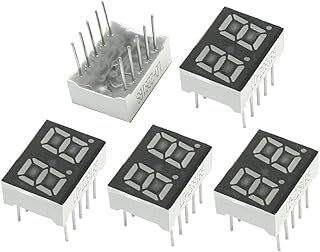 NEW LON0167 5pcs Common Anode 10 Pin 2 Bit Red LED Display Digital Tube 15x10x5mm(5 stÃ¼cke Gemeinsame Anode 10 Pin 2 Bit Rote LED Display Digital Tube 15x10x5mm