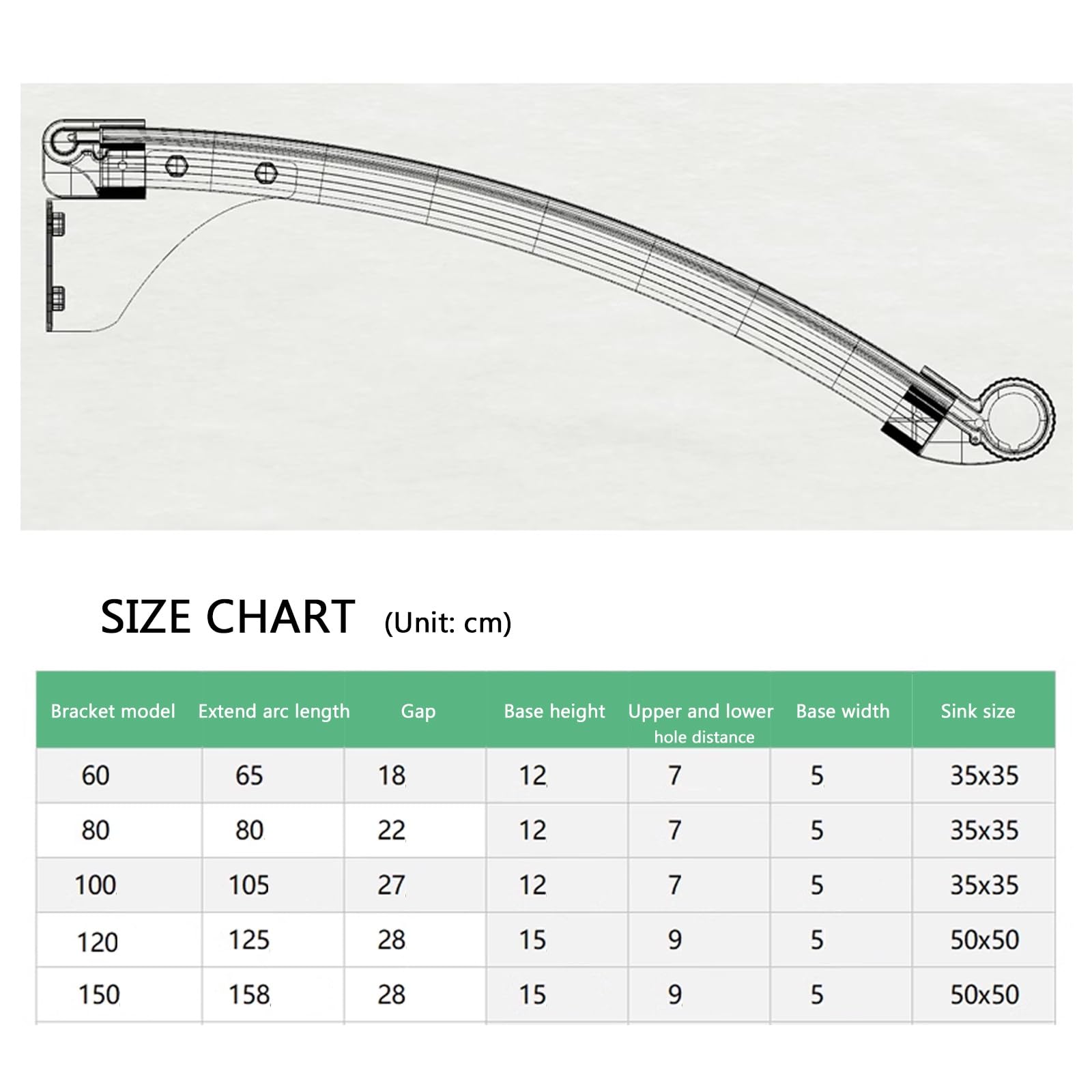 Haustürvordach, Sonnenschutz Wasserdicht Haustürdach Überdachung Türüberdachung ，Pultbogenvordach Vordach für Haustür， aus Polycarbonat+Basis aus Kohlenstoffstahl (Size : 120x300cm/47x118in)