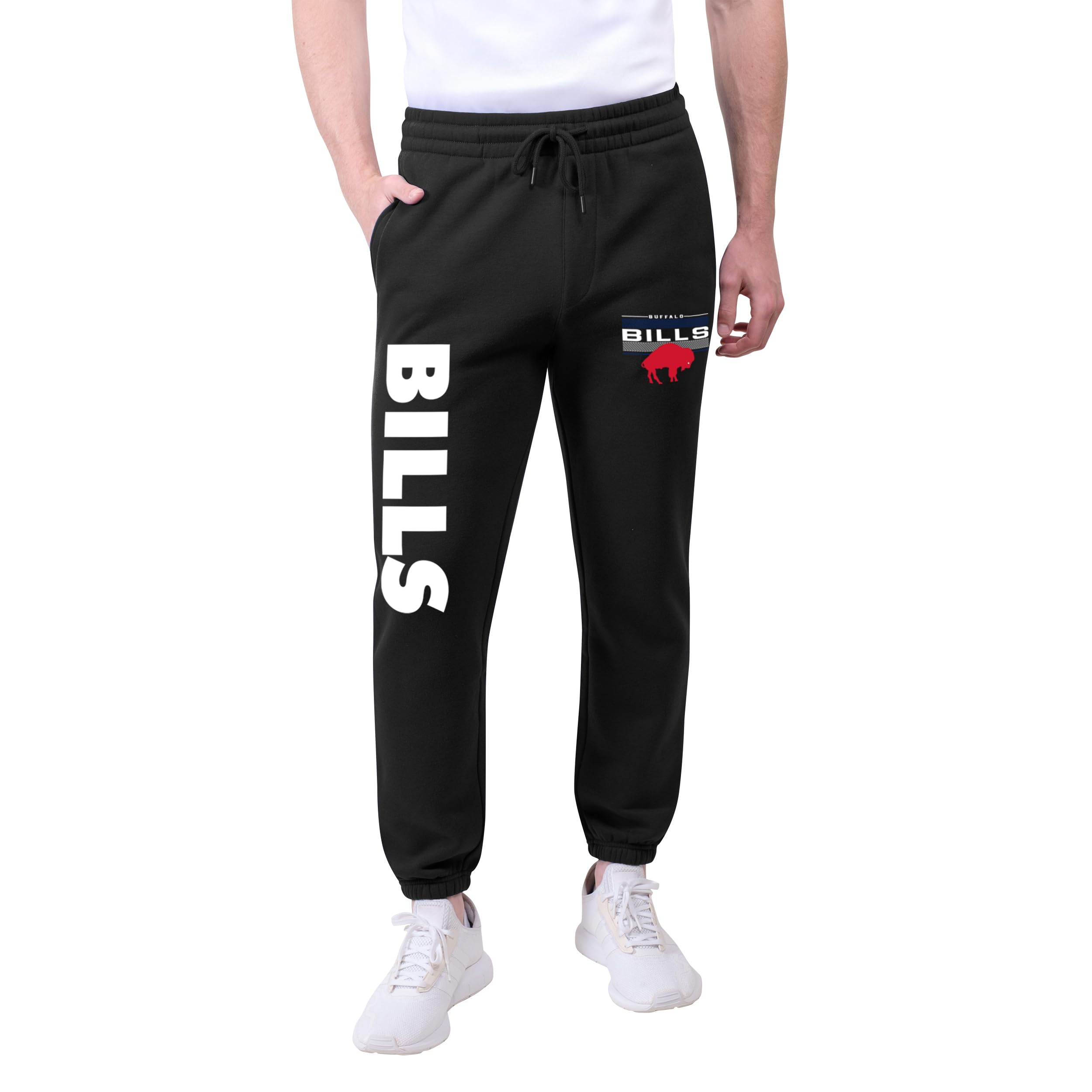 Ultra Game Men's NFL Official Super Soft Game Day Jogger Sweatpants
