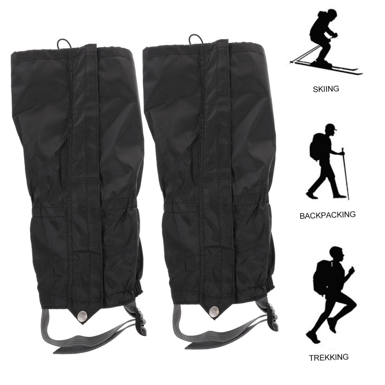 Yardwe Lot De 3 Guêtres Réglables pour Jambes Guêtres D'extérieur De Jambes pour L'alpinisme 2 Pièces X 3