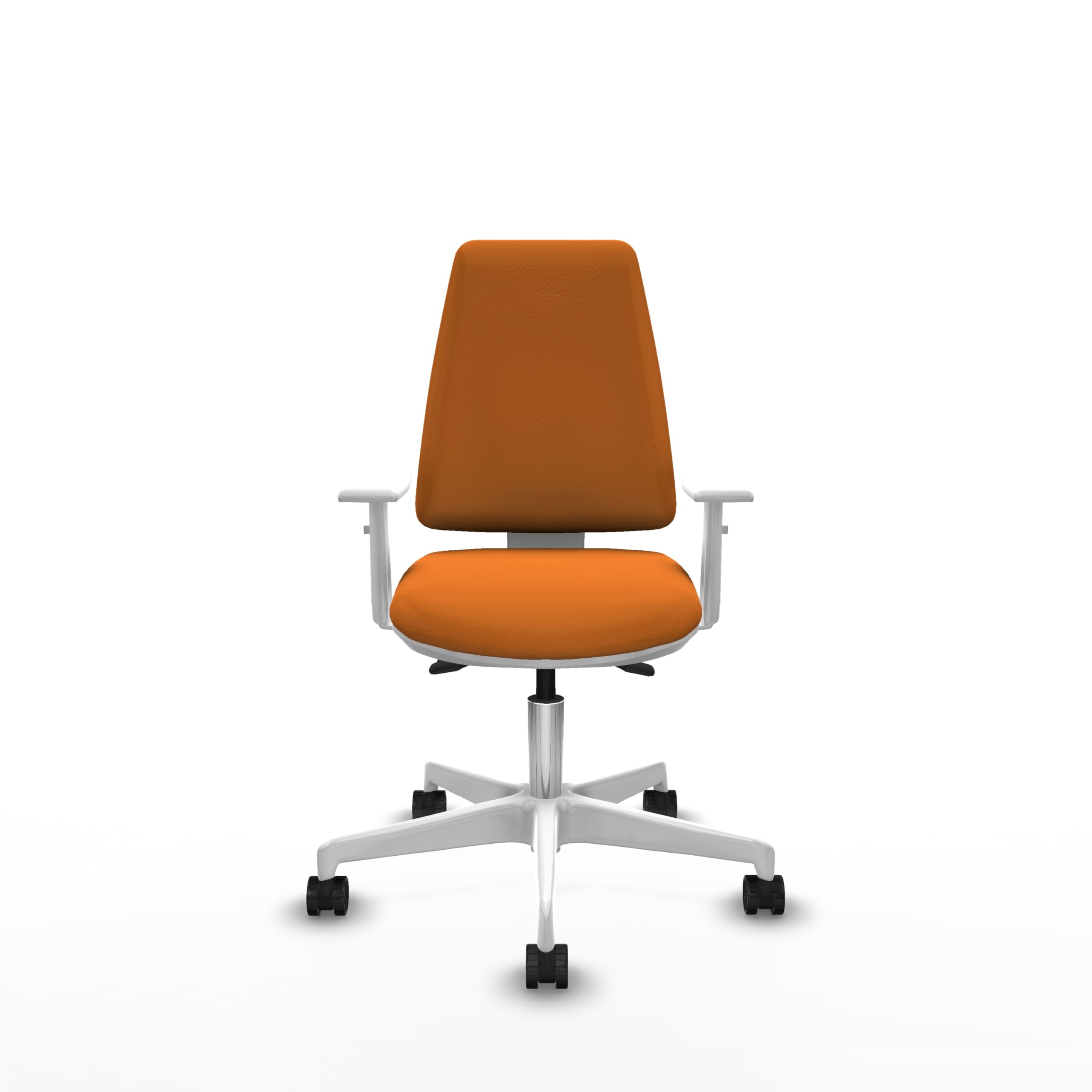 Piqueras y Crespo Elche: La Mejor Silla de Oficina Calidad Precio, Ideal para Escritorio hasta 120kg, con Brazos Blancos y Respaldo Regulable en Altura