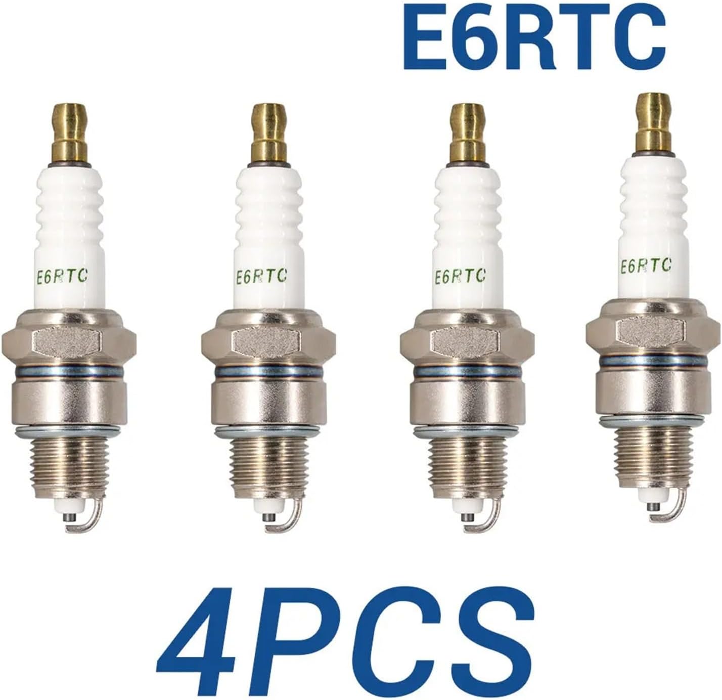 Spark Plug Torch E6RTC Compatible For 98076-56917 Subaru 065-01404-20 Toro 119-1961 7022 BPR6HS(4 pieces E6RTC)