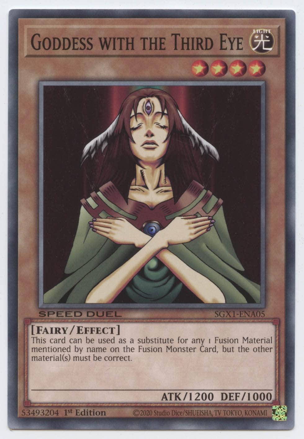 Goddess with The Third Eye - SGX1-ENA05 - Common - 1st Edition