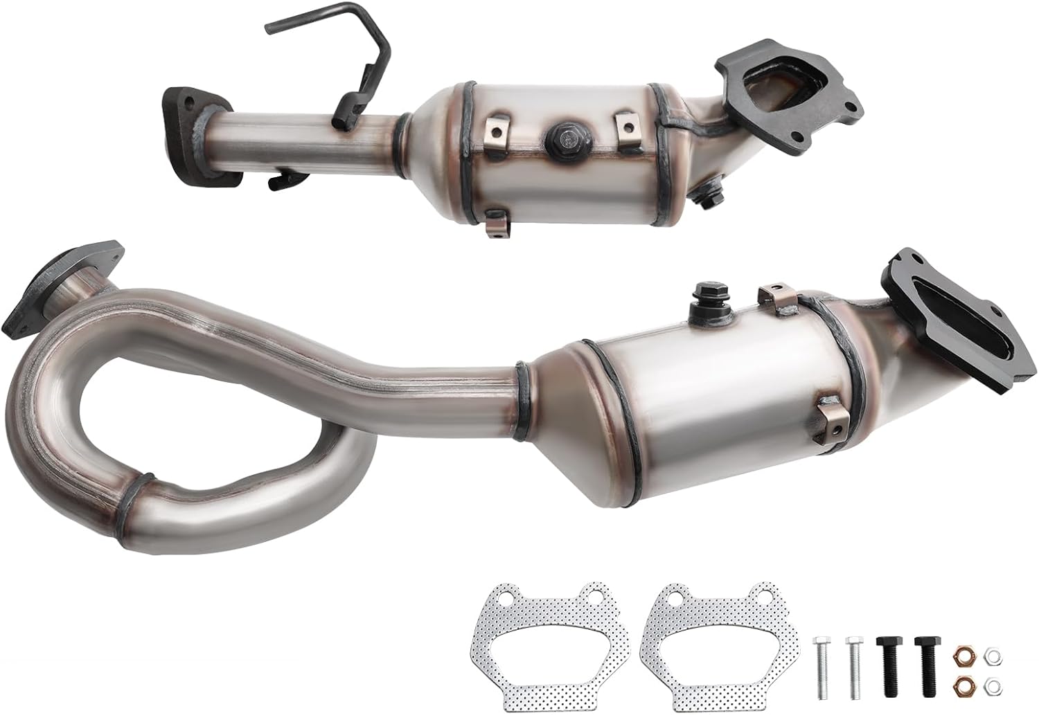 Catalytic Converter Kit Compatible with Wrangler 2012-2018 3.6L V6 & Wrangler JK 2018 3.6L V6 Engine, Repklace OE 641511 641512 674-306 674-307 68085148AF 68085119AE（EPA Compliant）
