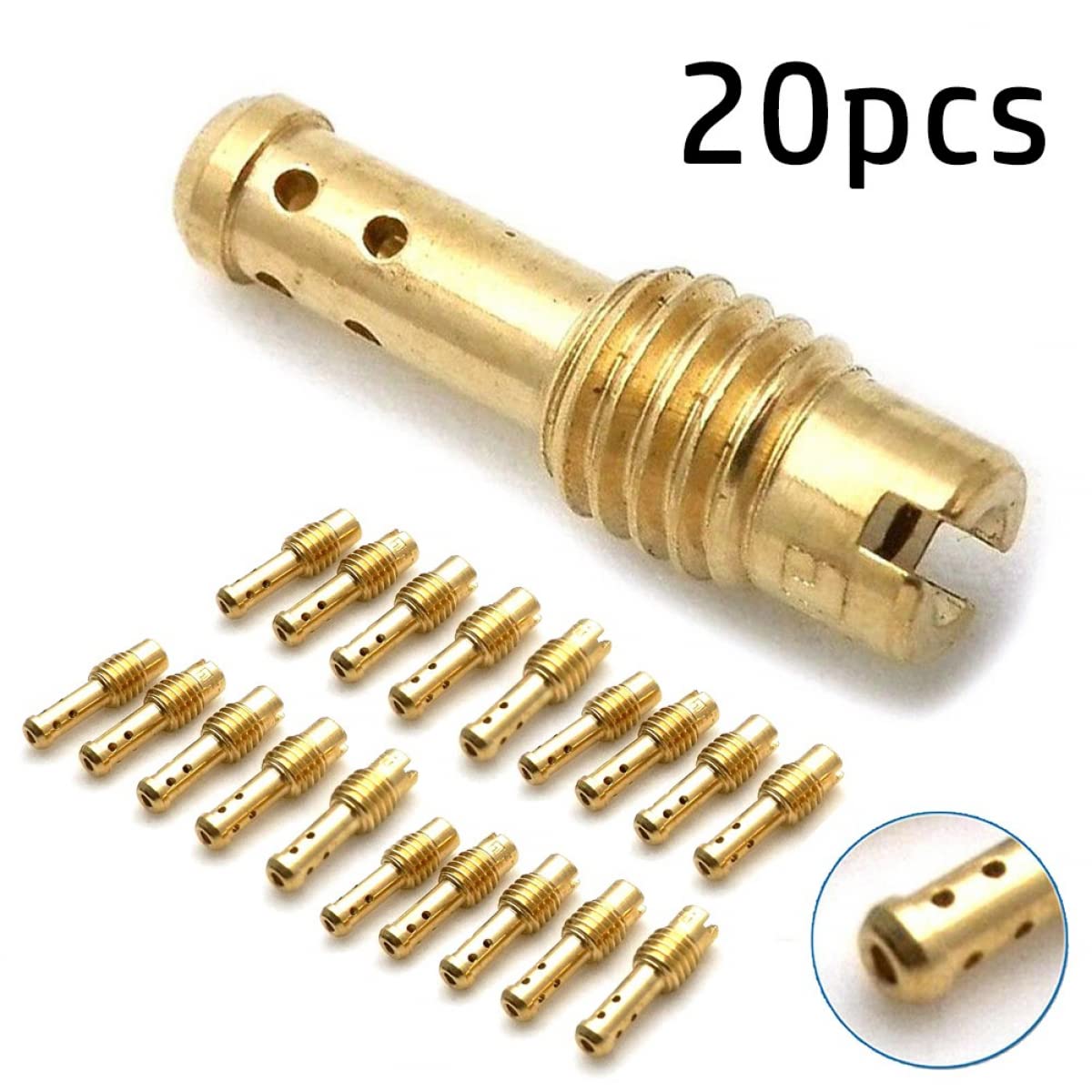 Buse Pilote Lente 20PCS Carburateur Kit De Jet Pilote Lent 12