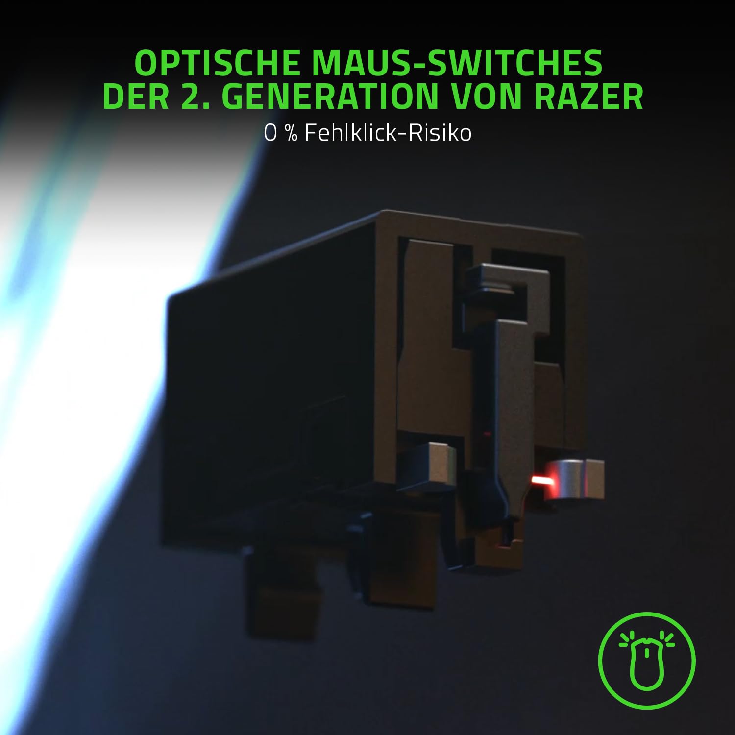 Razer Viper 8K Hz - Beidhändige Gaming Maus mit 8000 Hz HyperPolling-Technologie und nur 71g Gewicht für PC/Mac (Optischer Fokus + Sensor mit 20K DPI, 2nd Gen Optical Mouse Switches) Schwarz