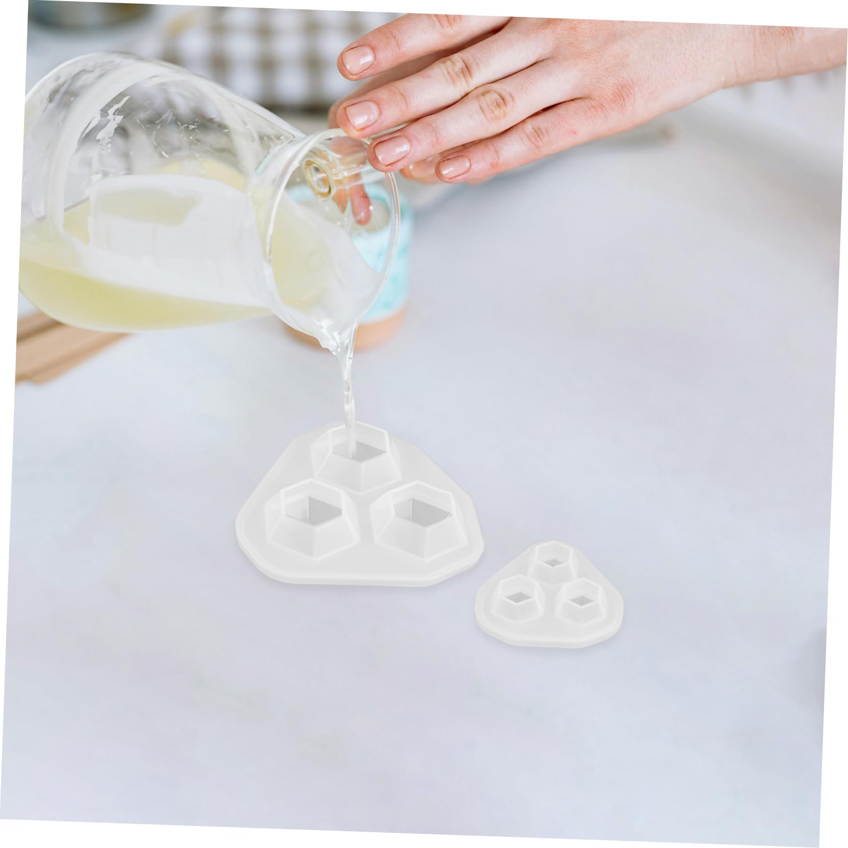 Operitacx Stampi in Silicone per Resina Forma Diamante 20pezzi per Gioielli Artigianali e Decorazioni DIY
