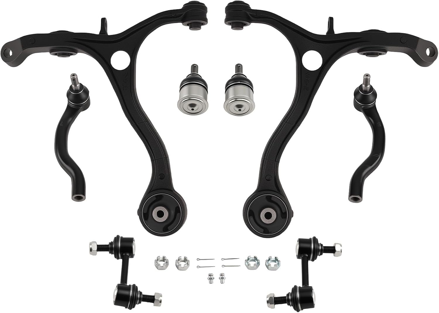 maXpeedingrods 4Pcs Front Lower Control Arms with Lower Ball Joints for Honda Accord 2008-2012 Acura TSX 2009-2014, K641112 K641113 K500081 Suspension Kit