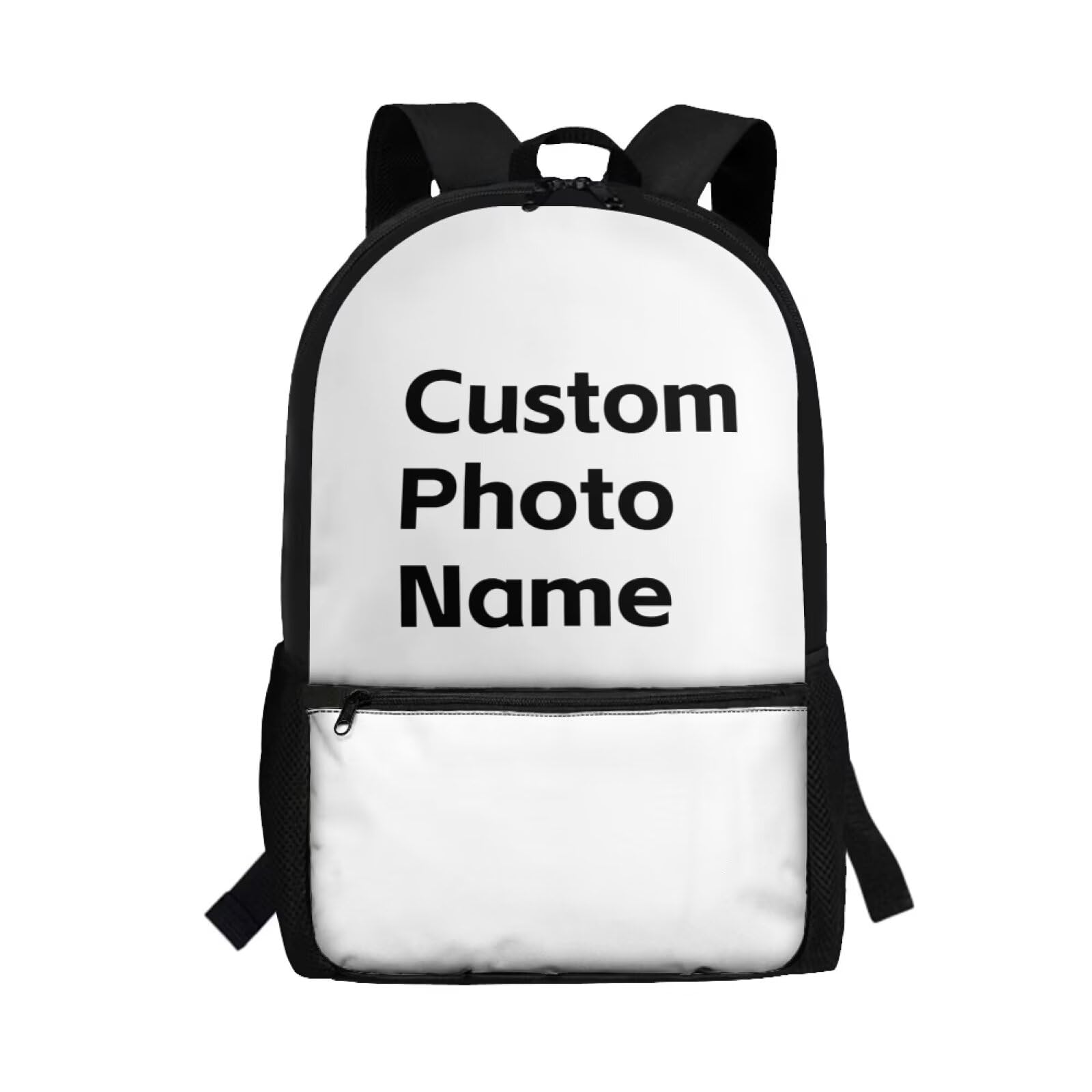 Luarisgur Personalized Backpacks for Kids Bookbag Custom Backpack Personalized with Name Photo Picture Boys School Bag Customize Backpack for Kids