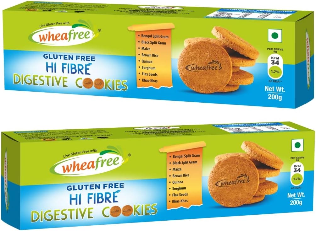 Wheafree Hi Fibre Cookies - Pack of 2 (200g each)