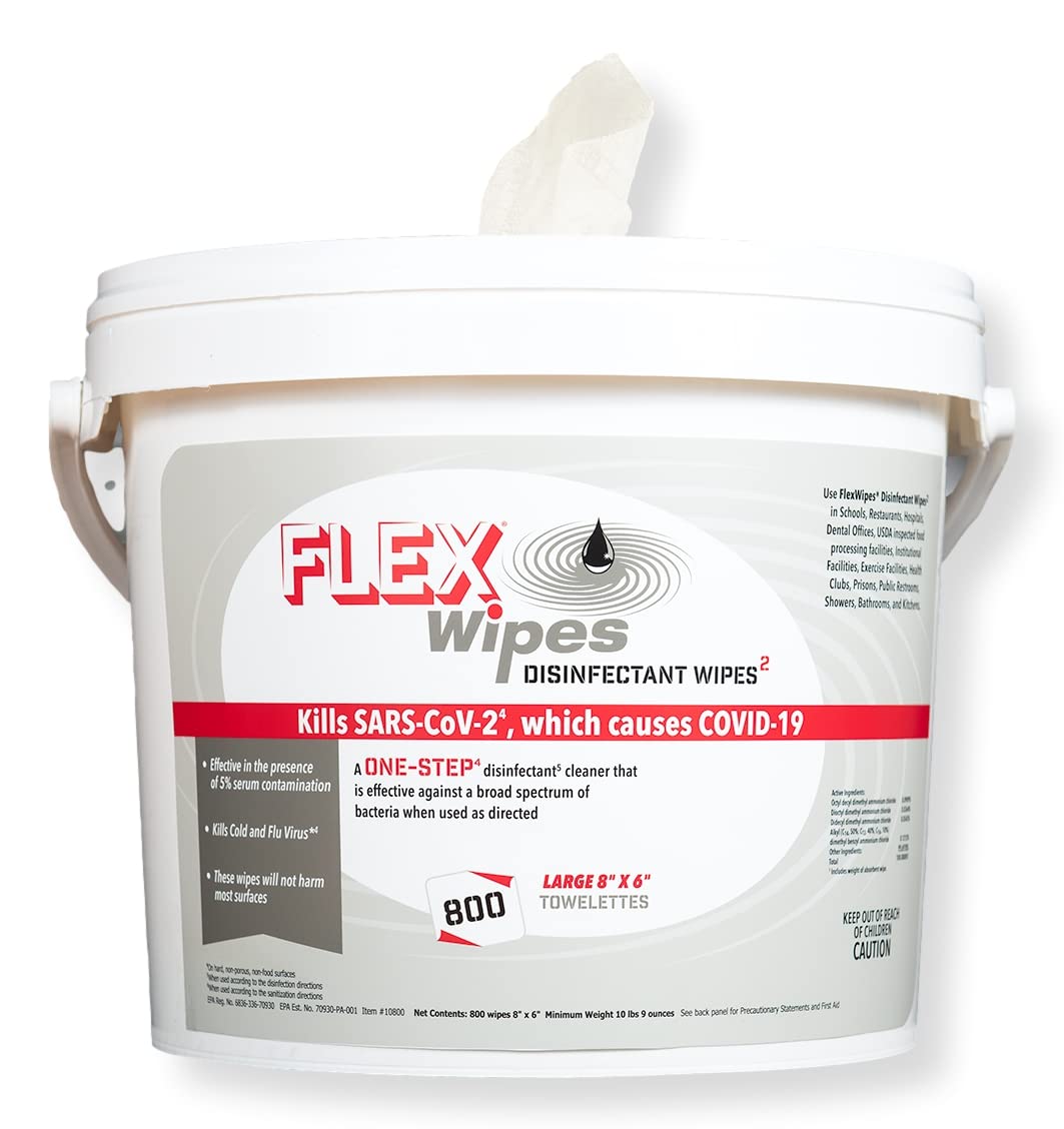 Amazon.com: Flex Wipes 10800 Disinfectant Wipes Starter Kit, 8