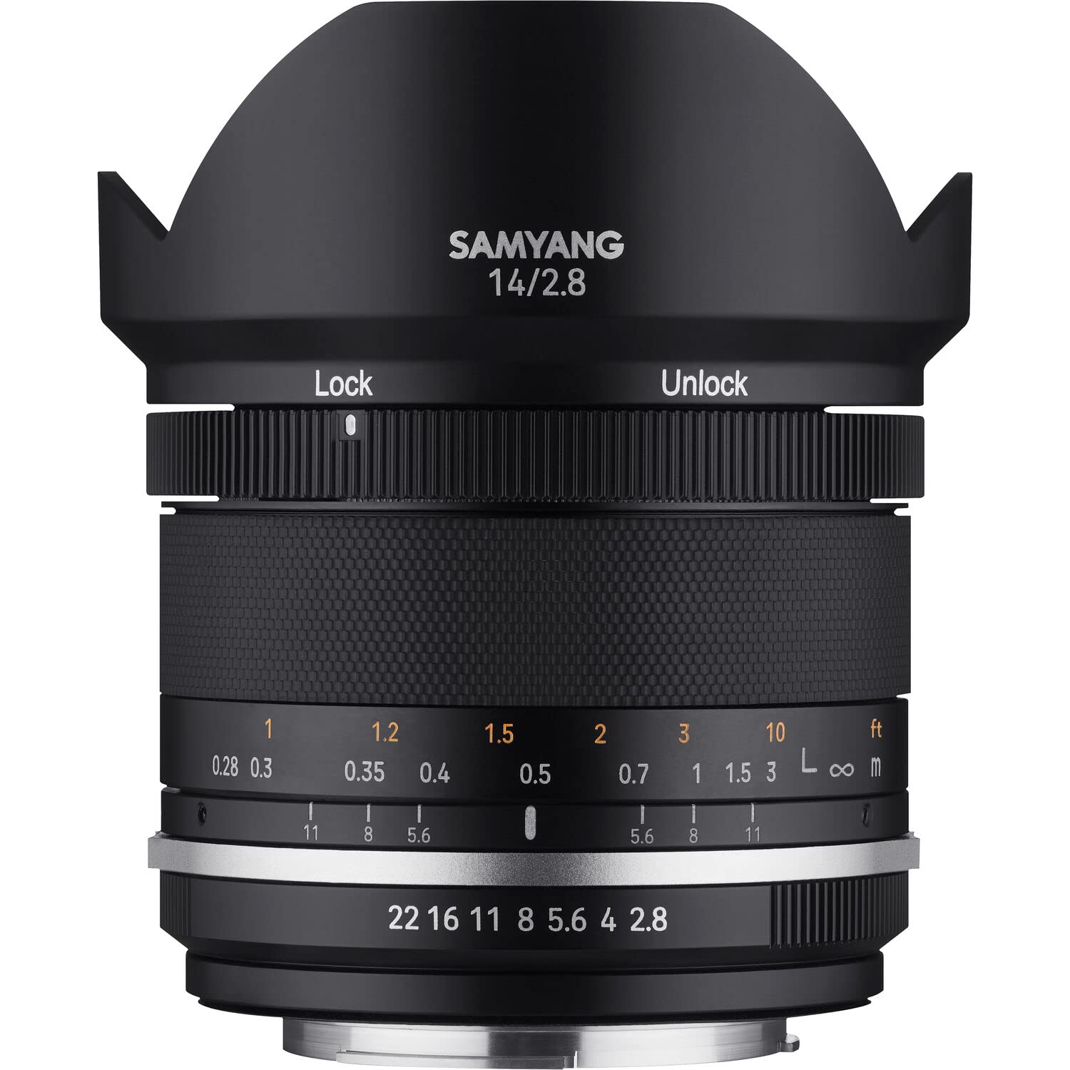 Samyang Manual Focus 14MM F2.8 MK2 Camera Lens for Sony E, Black