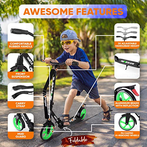 Hurtle Lightweight and Foldable Kick Scooter (HURTS56) by Hurtle - Image 2