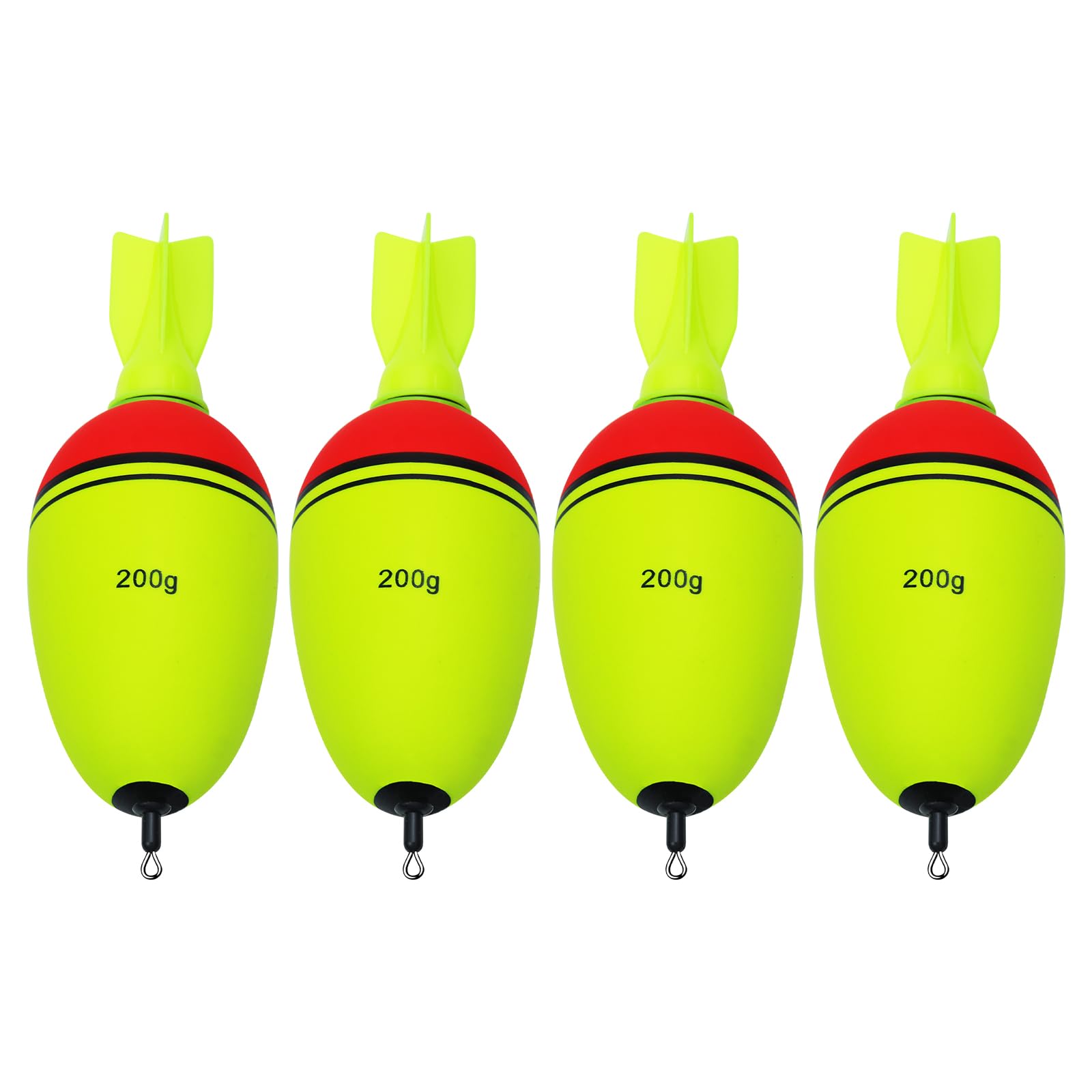 CWSDXM Rocket Fishing Floats Bobbers, 200g High Visibility Slip Floats for Long Casting, Fishing Bobbers for Freshwater & Saltwater