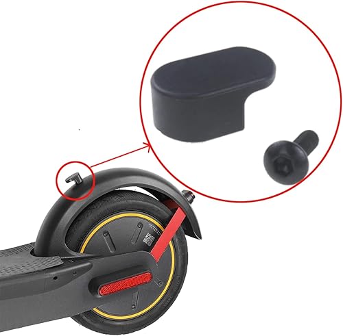 Miniatura 2 de Juego de guardabarros trasero compatible con scooter eléctrico Segway Ninebot Max G30, kit de repuesto de gancho para guardabarros, accesorios de