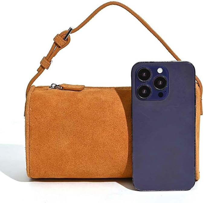 Slouchy Suede Hobo Bags Women PU Leather Retro Crossbody Purses Underarm Shoulder Bag Tote Handbag Satchel 90S Bag Purse
