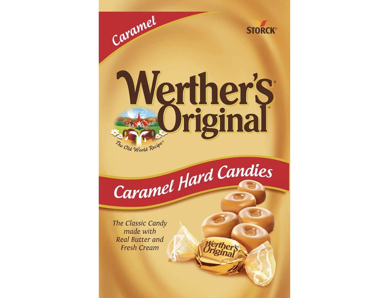 WERTHERS' ORIGINAL | 2.4 POUNDS | Individually Wrapped Original Werthers Bulk Carmel Candy