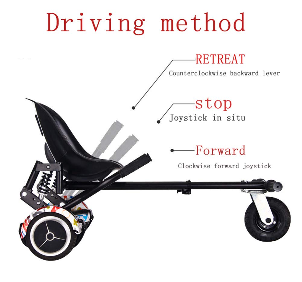 Lvbeis Hoverboard Go Kart Seat Adjustable Hoverkart Karting Frame For