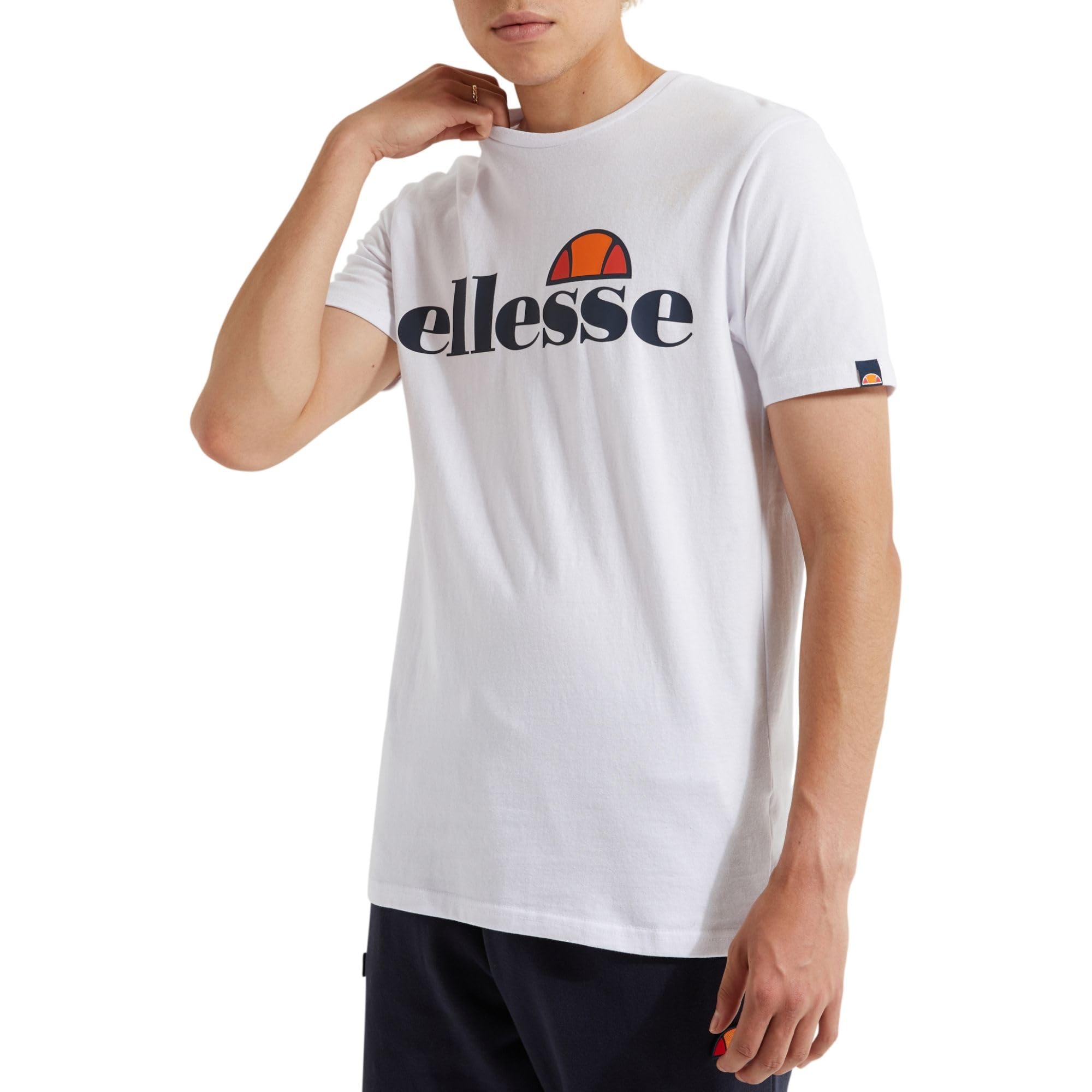 Ellesse Men's SL Prado T-Shirt, White, S