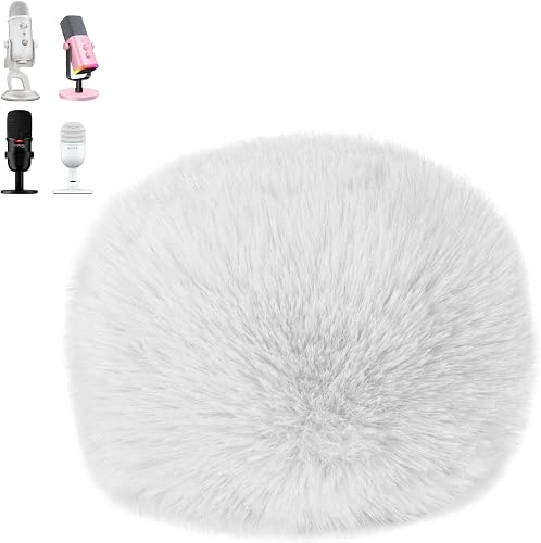 SUNMON Blue Yeti Microphone Pop Filter, Mic Cover Furry Foam for Blue Yeti, Fifi