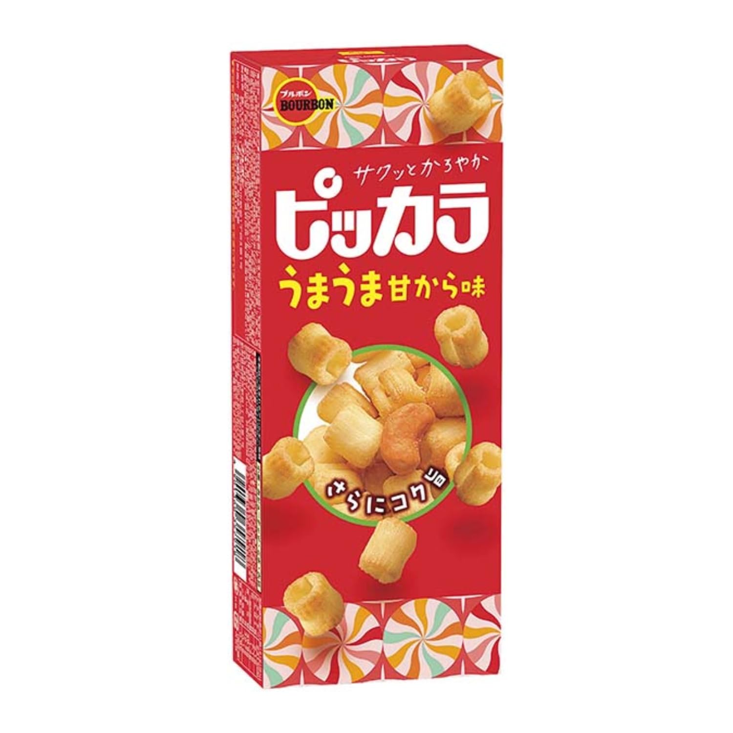 ブルボン ピッカラうまうま甘から味 9 個セット ENTERACT おまけ付き