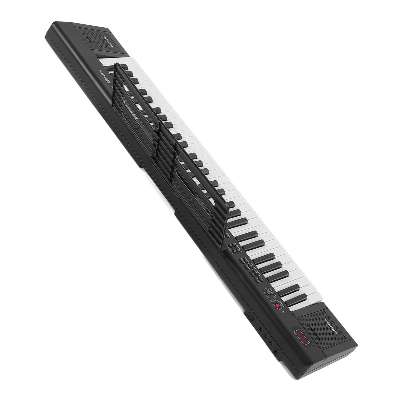 Doppi Tastiera Tastiera per Pianoforte Elettrico 61 Tasti Ricchi Sonore Sonore Sono State Sound per Principianti e Studenti Design Leggero (Spina europea)