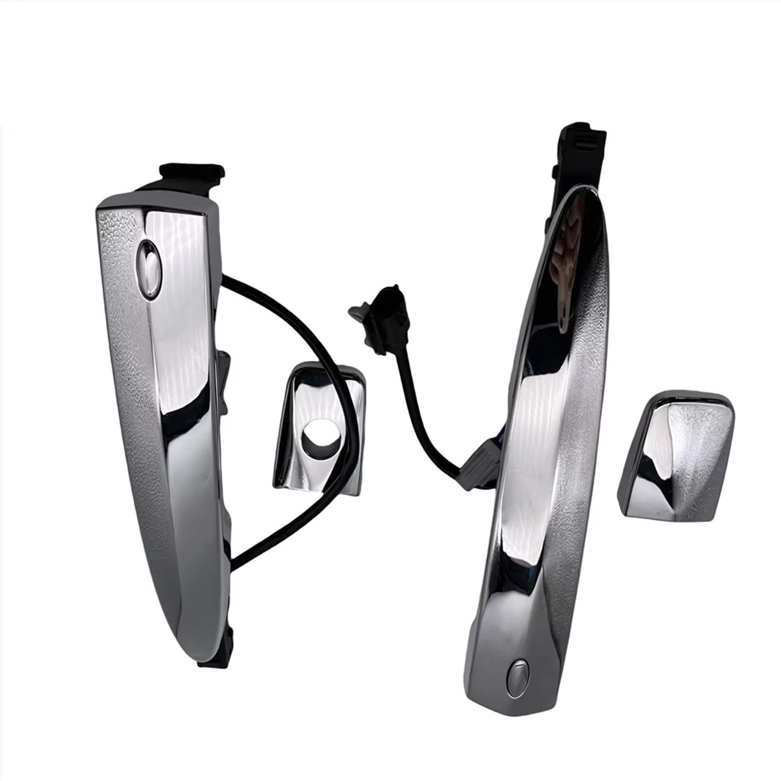 Acarking One Color Car Exterior Door Handles Compatible With Nissan For Maxima 2009-2014 Car Front Chrome Exterior Door Handles Silver Abs Oem: 806469N00a 806451Aa0a