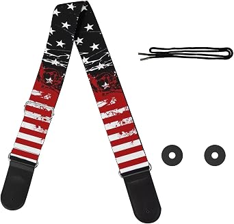 GLENLCWE Chicken Guitar Strap,Soft Guitar Strap for Bass Electric Guitar Acoustic Guitar