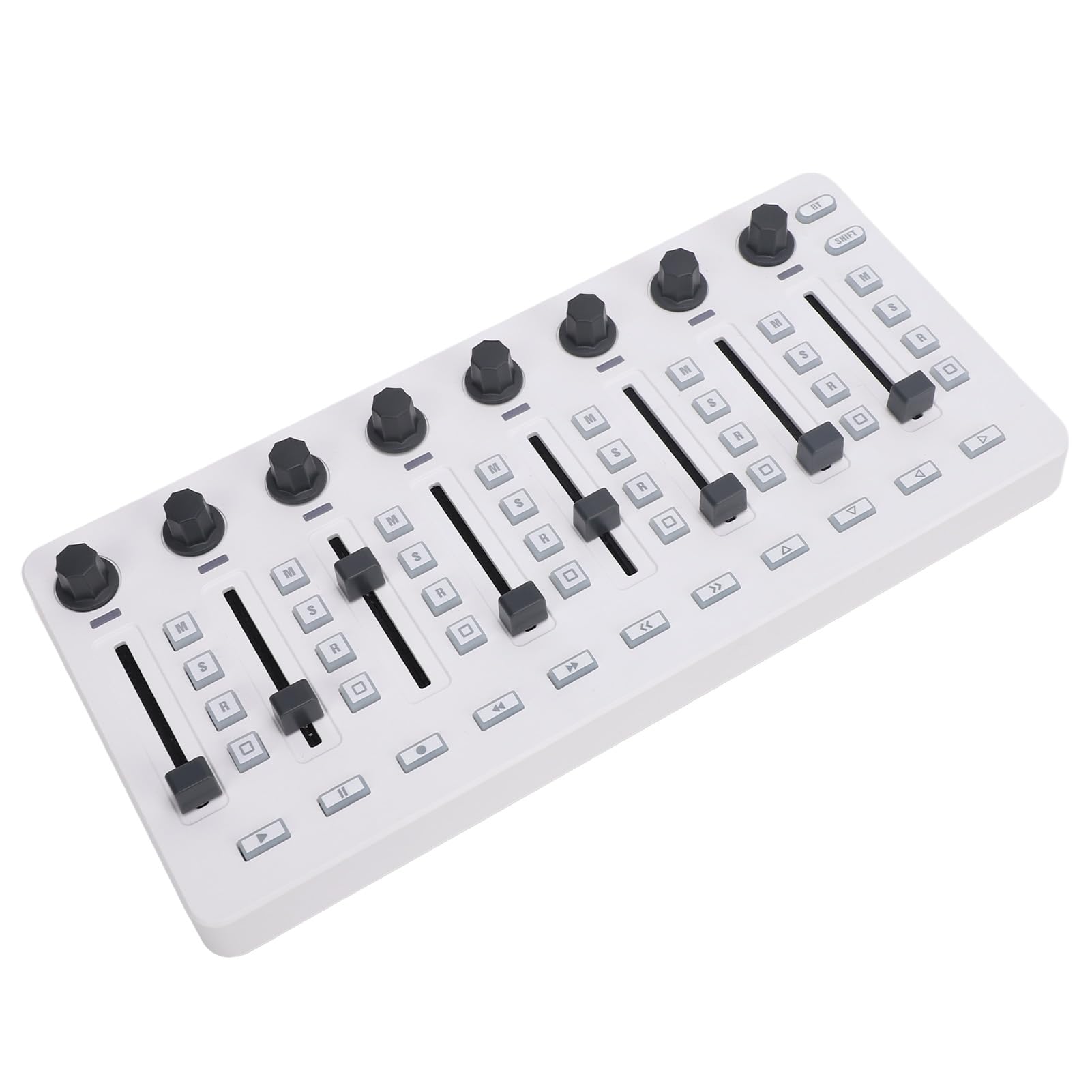 Professioneller MIDI -Controller -Mixer mit Bluetooth -USB -Konnektivität 8 Druckknöpfe 43 Steuerschlüsseln 8 Knöpfe tragbare Musikproduktionsausrüstung für Studio -DJs Musicians